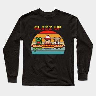 Glizz Up Funny Hot Dog Vintage Long Sleeve T-Shirt